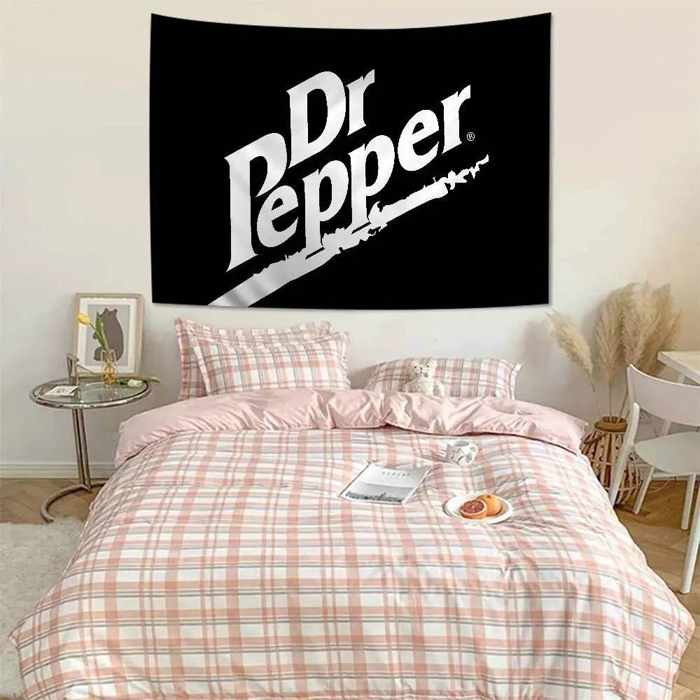 D-Dr P-Pepper Cartoon DIY Wall Tapestry for Living Room Home Dorm Decor Wall Art Decor