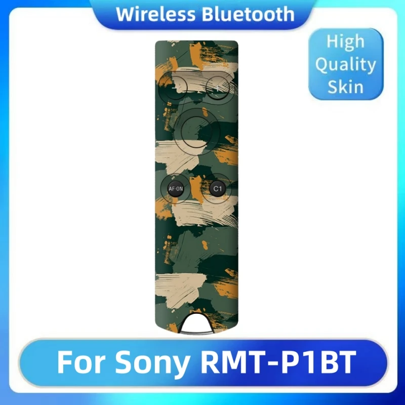 For Sony RMT-P1BT Anti-Scratch Bluetooth Wireless Remote Command Sticker Coat Wrap Protective Film Body Protector Skin Cover