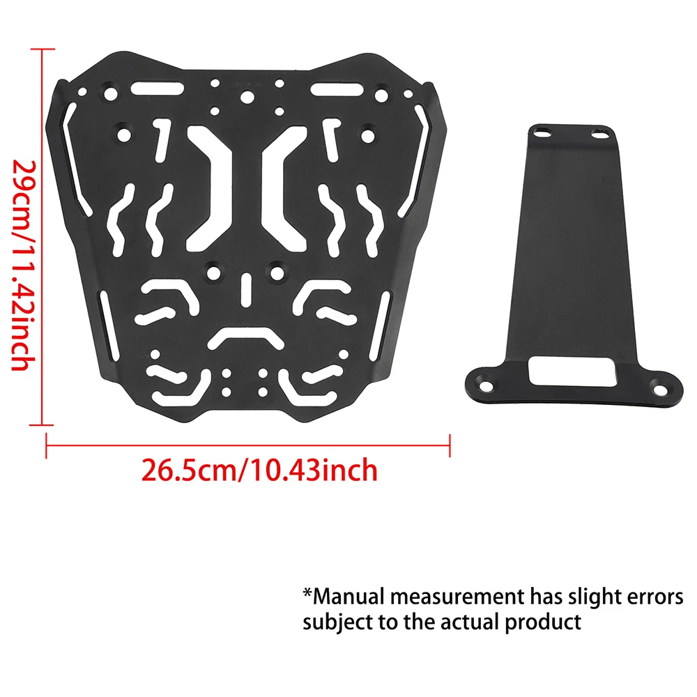 The motorcycle rear luggage rack tail box bracket is suitable For Joymax  Z300 cargo support modification