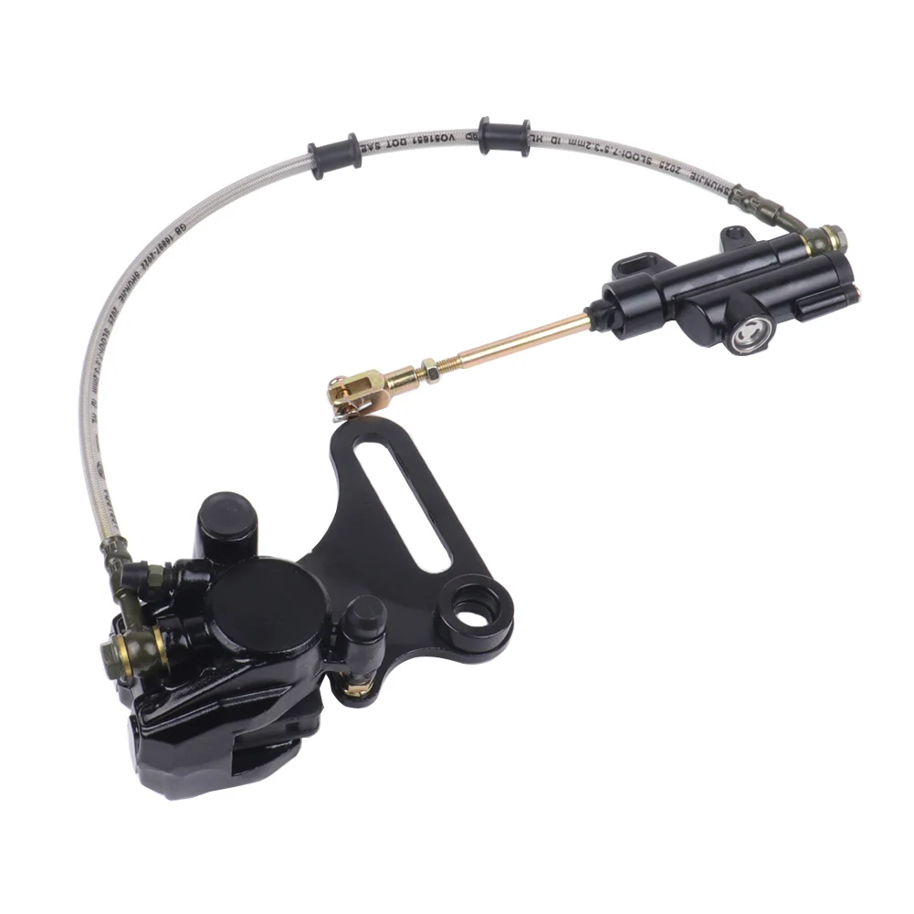 Hydraulic 15MM Rear Disc Brake Caliper with Master Cylinder Brake Pads Brake System FOR 125cc -150cc PIT Bike PIT Bike Dirt