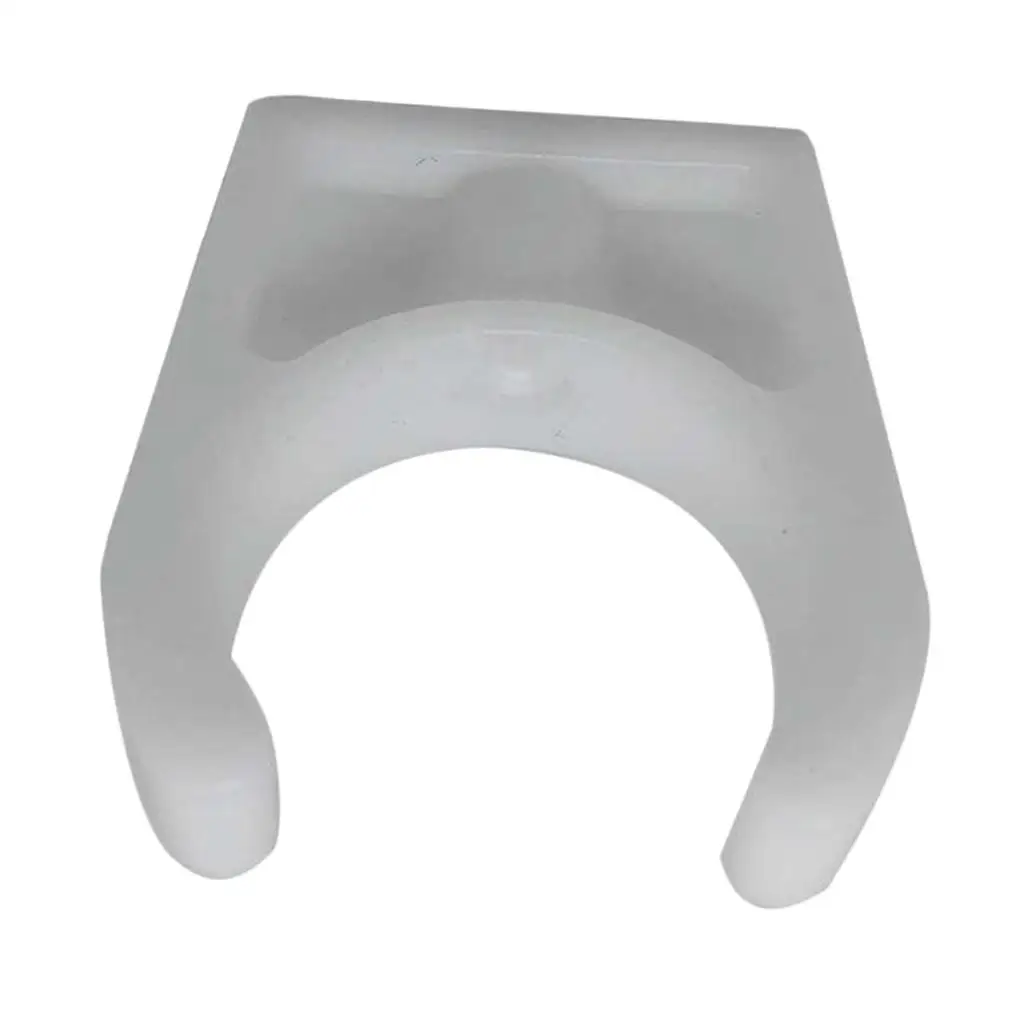 

White Nylon Boat Hook Clip Durable Paddle Rod Holder Accessory for Boat Storage and Easy Installation