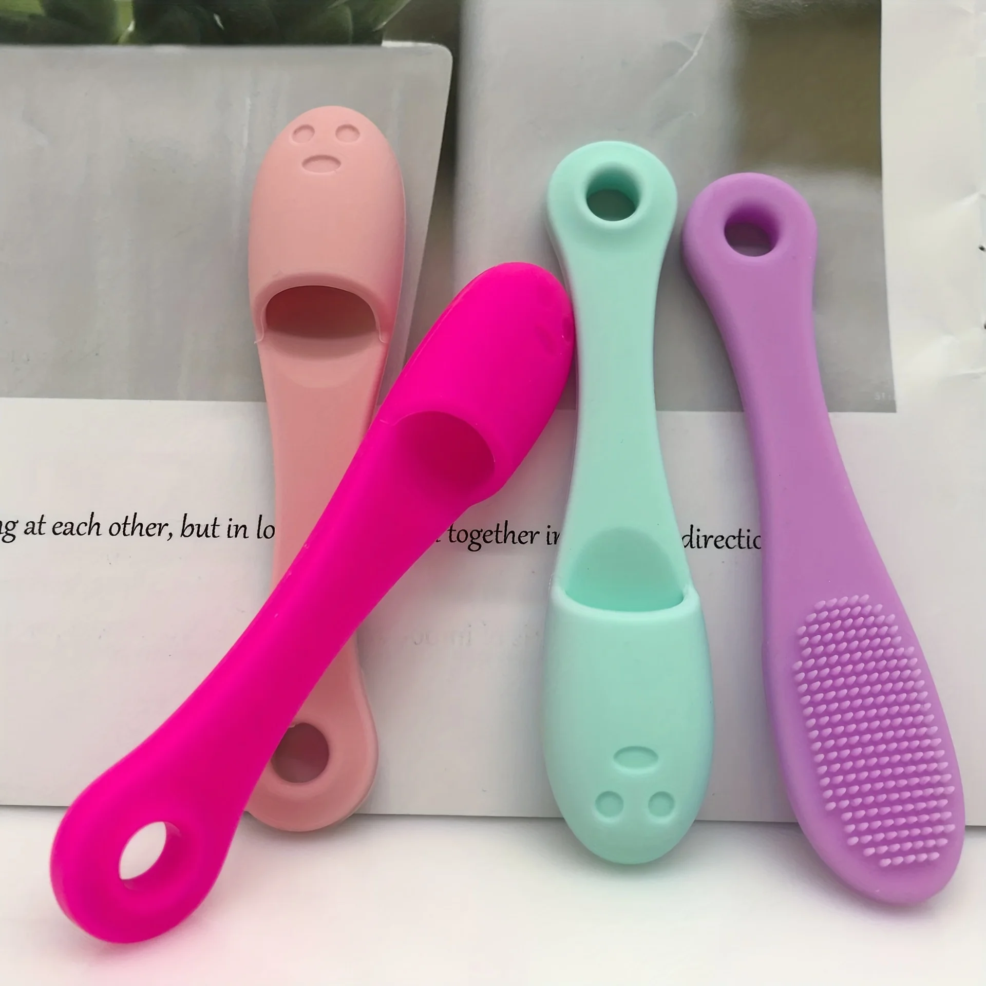 Pet silicone finger Toothbrush Cat Dog toothbrush toothbrush tooth stain removal tartar Brush black chin cat Grooming products