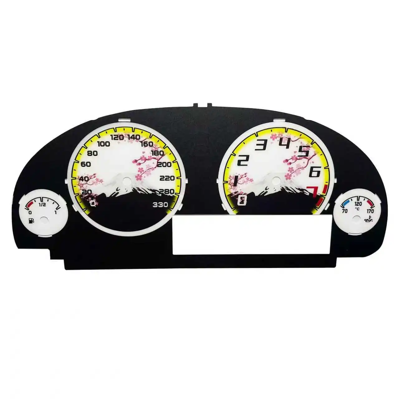 Dashboard Sticker Instrument Panel Trim Sticker For BMW F Chassis 5 Series X3 X5 Big Screen Instrument Dashboard Layer Sticker
