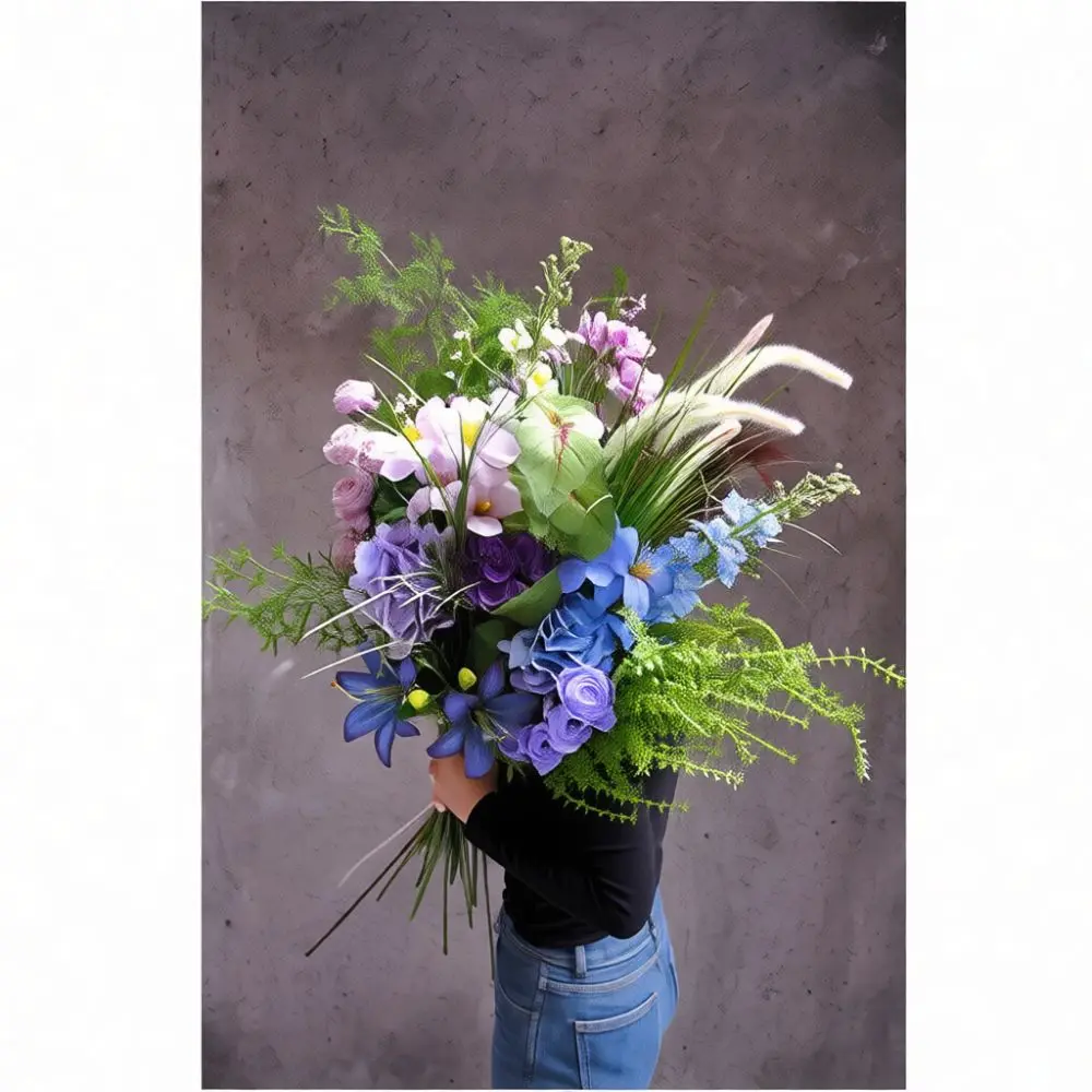 Artificial Lace Dandelion Bunch Silk Flower Wedding Floral Decoration Realistic Plant Prop For Home Interior Art