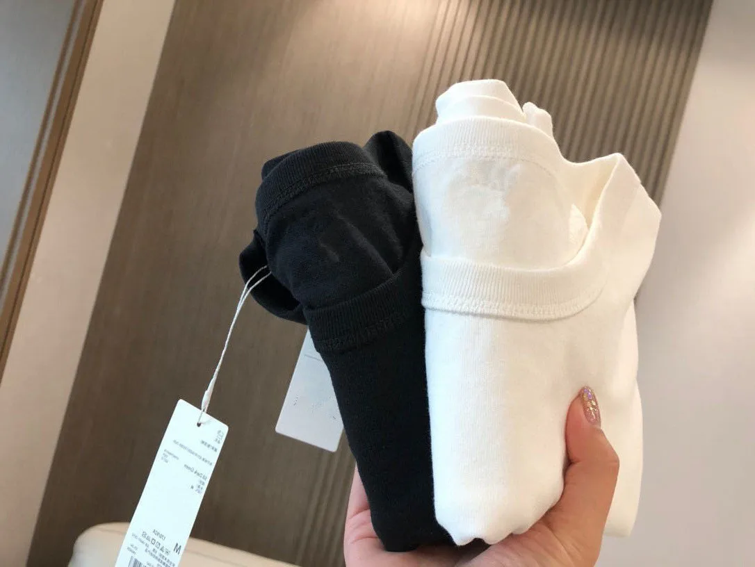 

Элитная женская футболка с коротким рукавом из чистого хлопка, без этикетки, без принта, в корейском стиле, свободного кроя, с круглым вырезом, из хлопка.