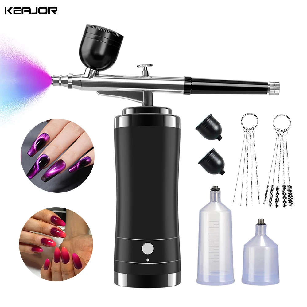 

Аэрограф для ногтей с компрессором для дизайна ногтей Краска для торта украшение для макияжа искусство ногтей