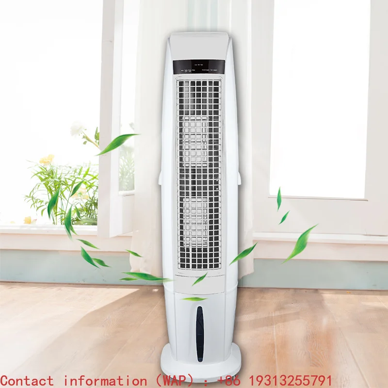 Refreshing Breeze air Cooling Fan Water Cooled Evaporative Portable air Conditioner Tower for Camping Home air Cooler