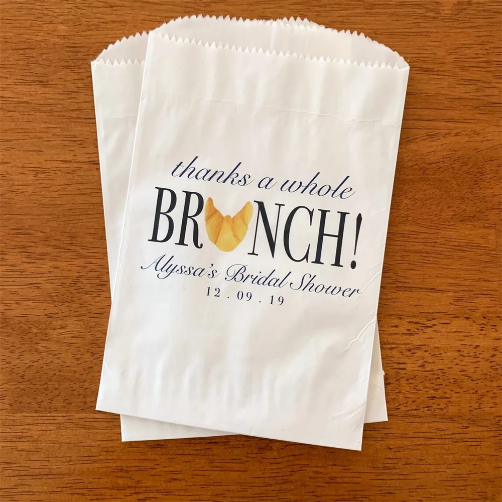 25PCS Brunch Favor Bags - Brunch Party Favor Bags - Bridal Shower Brunch Decor - Brunch and Bubbly Favors - Baby Shower Brunch T