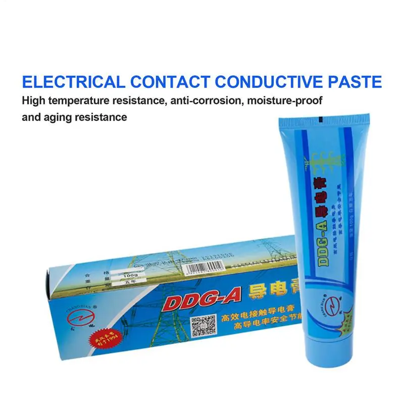 

Electrical Grease 100G Electrical Contact Lubricant Grease Electronics Lubricant for Electrical and Automotive Conductive Paste