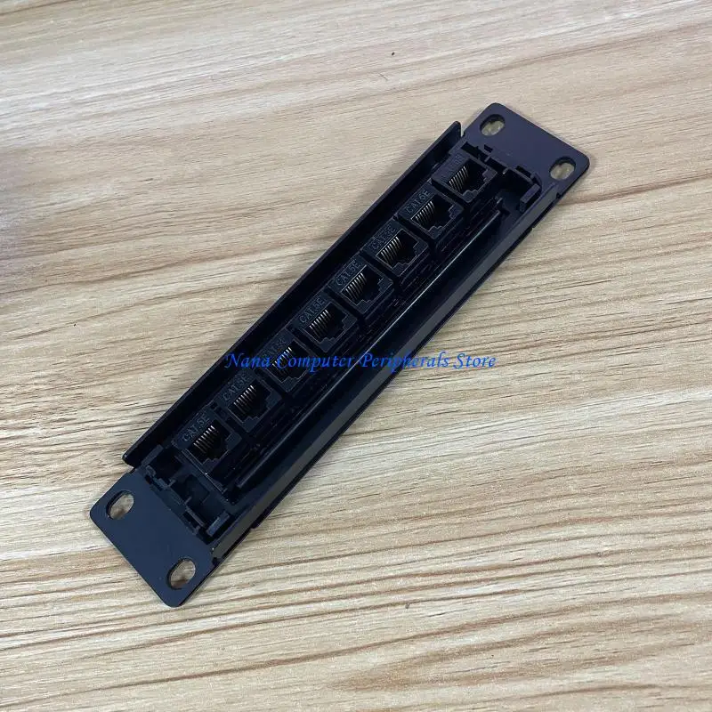 F68C Ethernet Patch Panel CAT5e 8 Port RJ45 Wall & Rack Mount Keystone Module