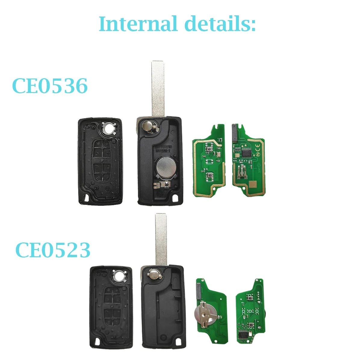 2 przyciski zdalnego kluczyka do samochodu pytają o 434Mhz dla Citroen C4 C5 C6 C8 Xsara Picasso dla 107 Peugeot 207 307 308 CE0536 CE0523