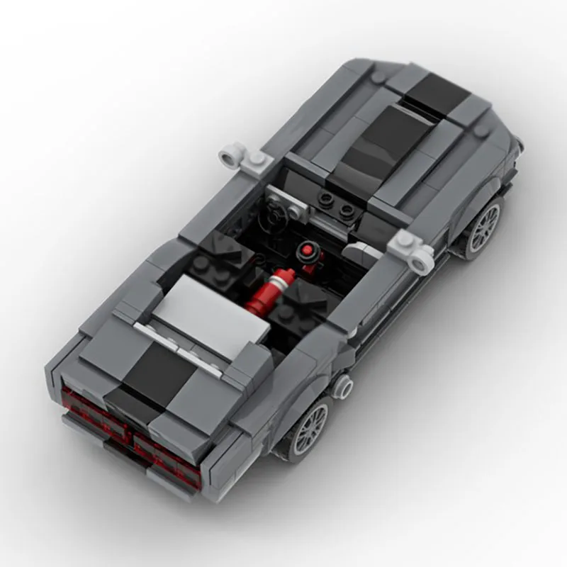 نموذج سيارات المدينة Moc قوالب بناء وحدات بطل السباق نموذج التكنولوجيا كتل عيد الميلاد لتقوم بها بنفسك لعبة هدايا البناء