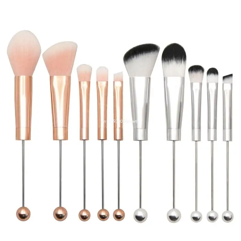 

Trendy DIY Beaded Eyeshadow Brushes Set Professional Cosmetics Makeup Tools Dropship