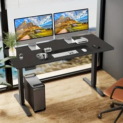 48inches Standing Desk Adjustable Height Electric Sit Stand Up Desk, Gaming Desk Ergonomic Workstation For Home Office, 4 Colors