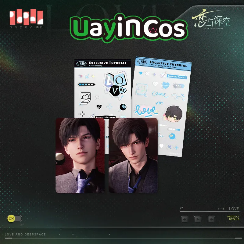 

В наличии оригинальный Love and Deepspace Rafayel Zayne Xavier фото маленький набор карточек орнамент аксессуары для кукол аниме игра игрушка для детей Gi