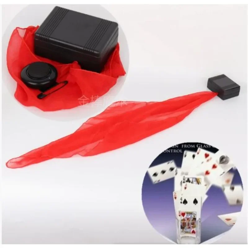 

Летающее шелковое устройство с дистанционным управлением, шелковая летная сцена, фокусы, иллюзии, аксессуары, реквизит для трюков, комедийные шарфы, игры Magica