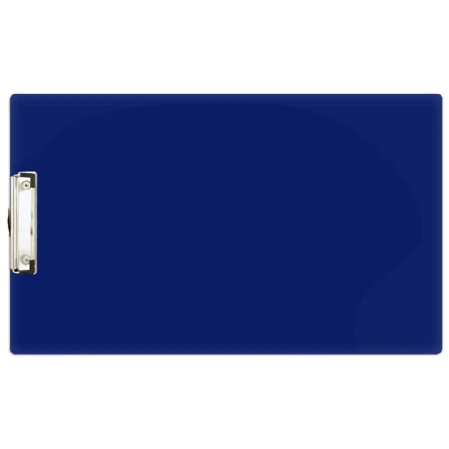 

Clipboard Acrylic Panel Featuring a Low Profile Clip Blue