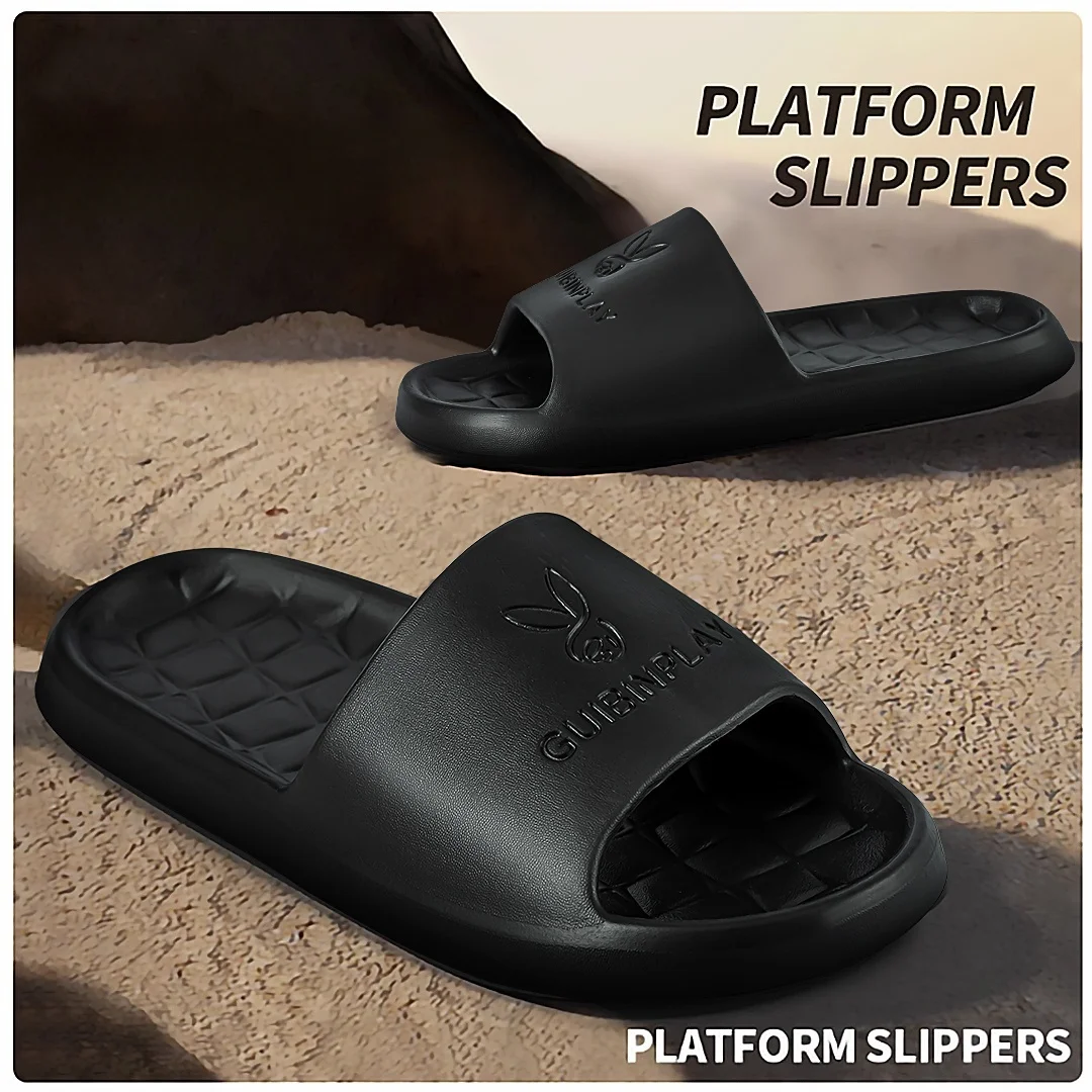 

Women Summer Slippers Men Home Shoes Household Indoor Bathroom Bathing Couple EVA Slippers Sandals Slippers Anti-slip Anti-odor