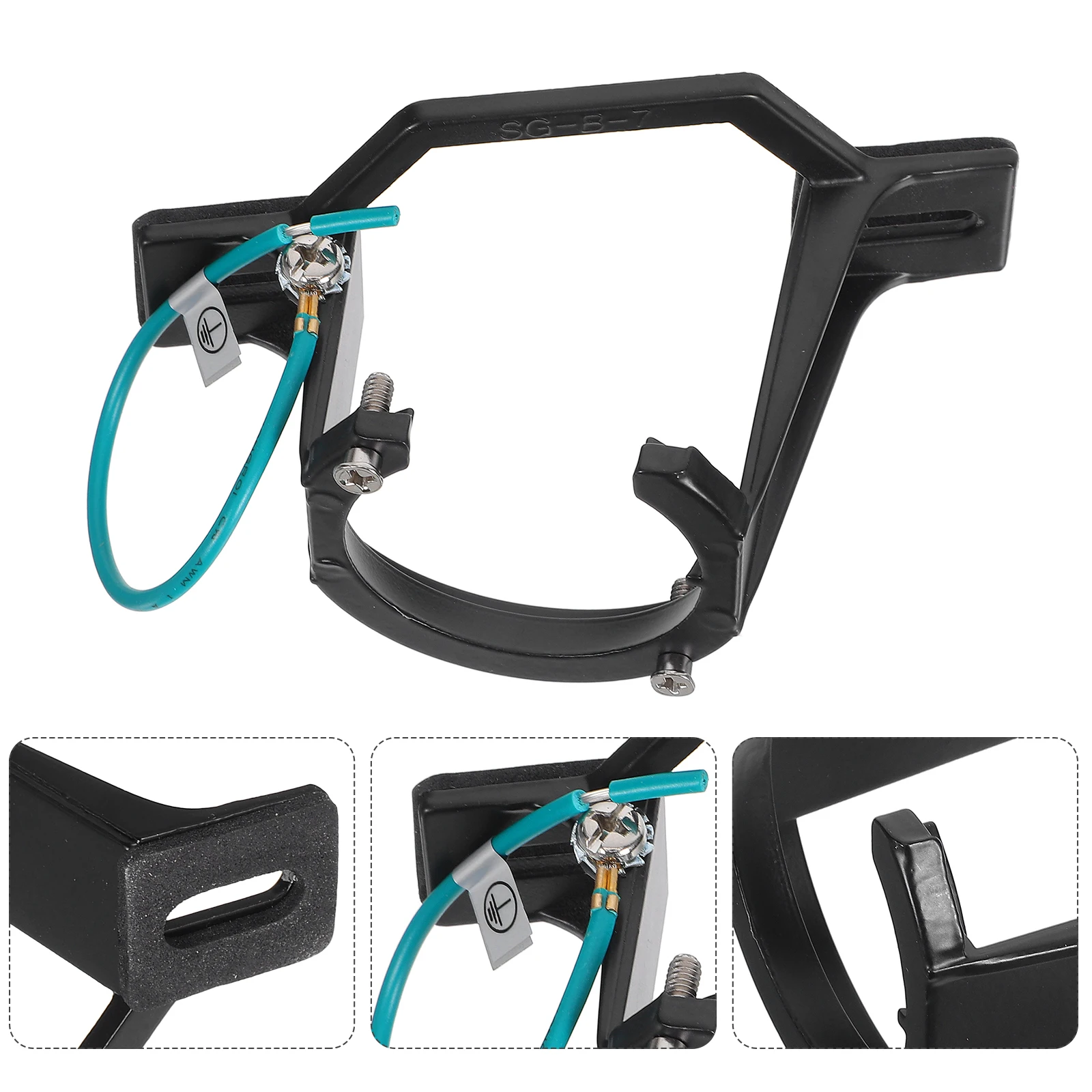 

1pcs Die-Cast Aluminum Ceiling Fan Mounting Bracket For Sloped Cathedral Ceiling Outdoor Patio Porch Living Room Adjustable