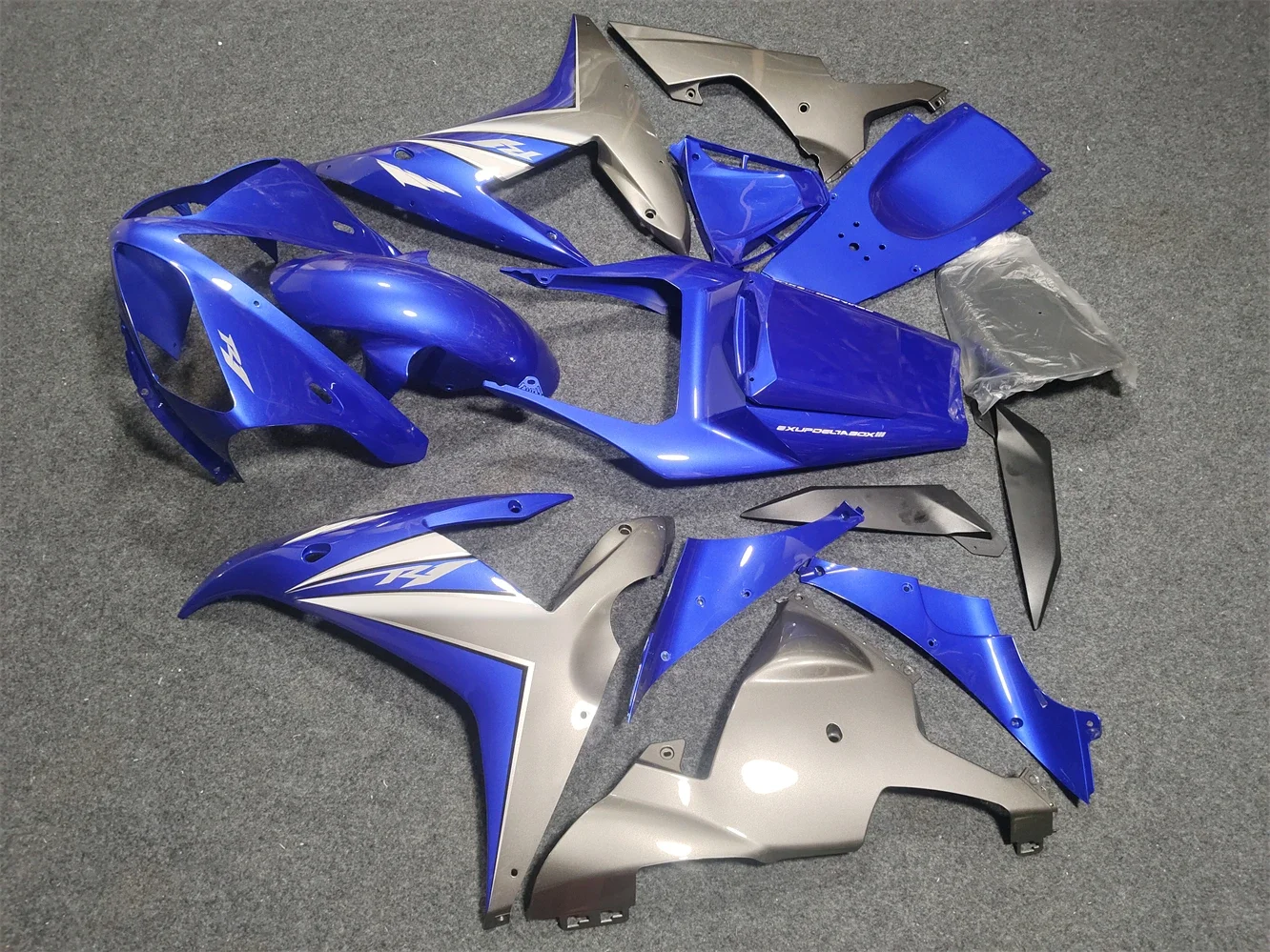 For YZFR1 YZF-R1 YZF R1 YZF1000 2002 2003 Motorcycle Fairing Injection Kit ABS Plastic Body Bodykits Accessories Black