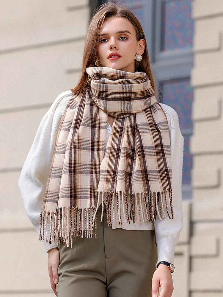 

Fashion Autumn Winter Scarf Headscarf Imitation Cashmere Women Men Warm Scarve Pashmina Mujer Female Foulard Bufanda Wrap Shawl