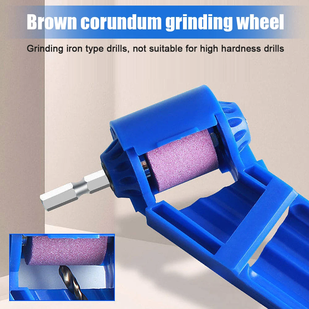 คอรันดัมบดล้อเจาะ Bit Sharpener เครื่องมือเจาะไทเทเนียม Powered ชิ้นส่วนเครื่องมือเจาะเล็บชุด Bits สำหรับ...