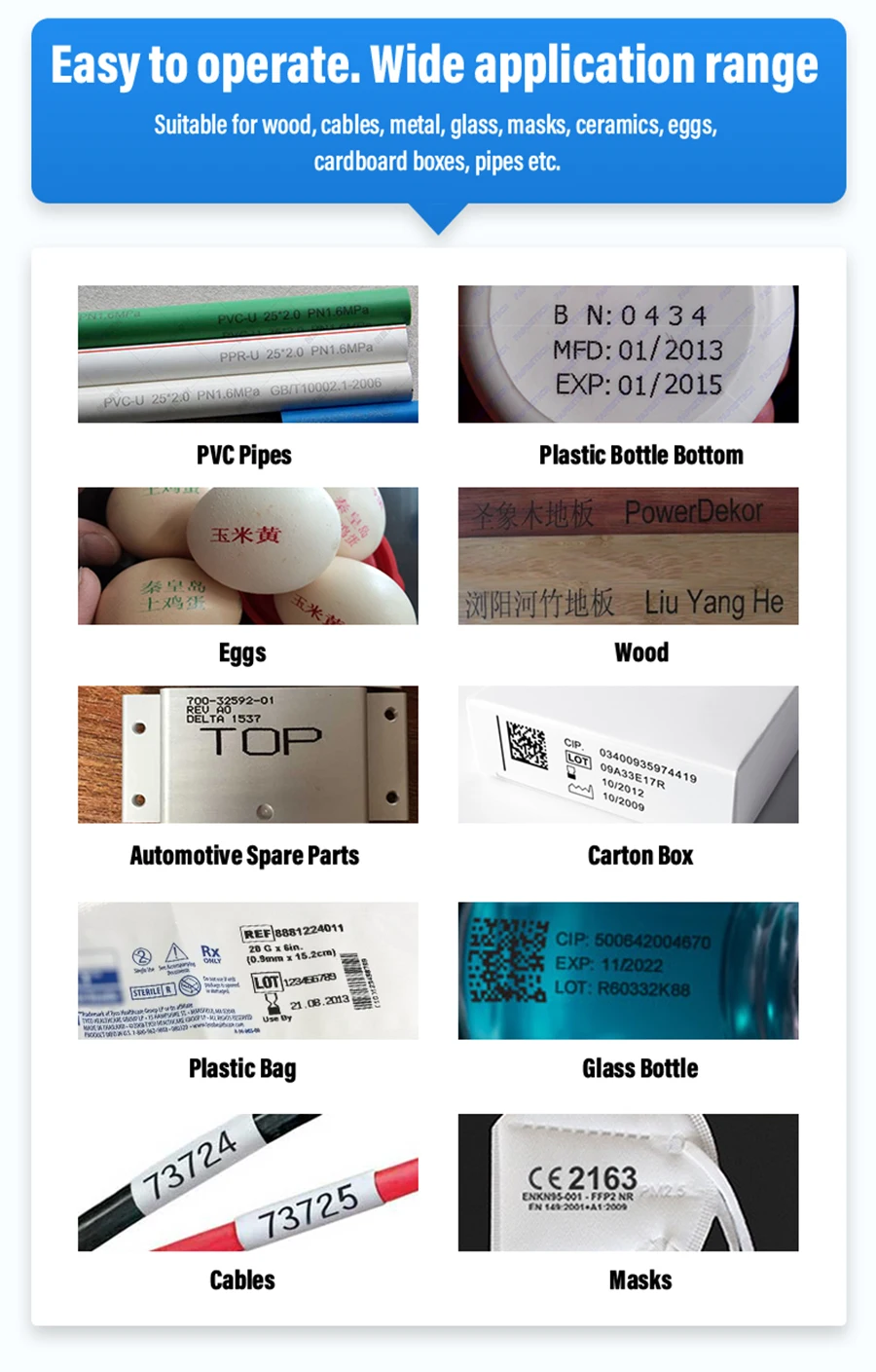 Tragbarer Mini-Laserdrucker für Verfallsdatum, Logo, Barcode, Chargennummer, QR-Code, Handgerät für Kunststoff, Karton, PVC-Karten, Metall Tragbarer Mini-Laserdrucker für Verfallsdatum, Logo, Barcode, Chargennummer, QR-Code, Handgerät für Kunststoff, Karton, PVC-Karten, Metall