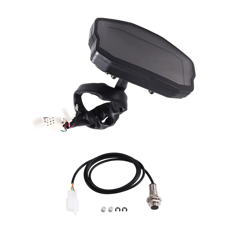 

Universal Motorcycle LCD Digital Odometer Tachometer Speedometer Gauge KM/H MPH Meter