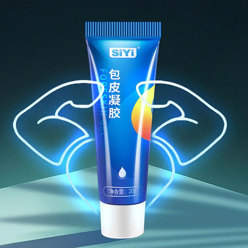 20g Male Foreskin Phimosis Correction Gel Physical Improve Penis Head Prepuce Liquid Prepuce Gel Repair Essence Lubricating Oil