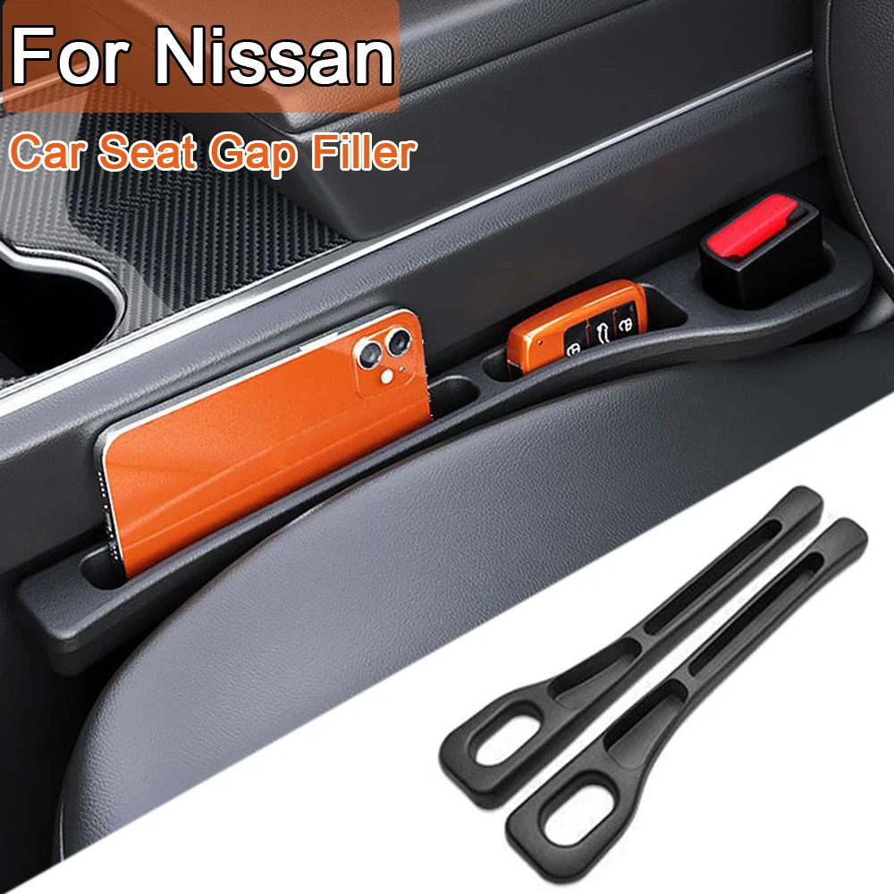 Universal Car Seat Gap Filler Side Seam Gap Plug Strip Filling Strip For Nissan Qashqai X-Trail T32 T31 Juke J10 J11 Kicks Tiida