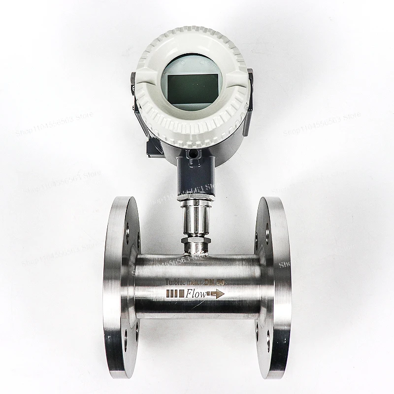 DN25-DN100 Stainless Steel Digital Turbine Steam Flow Meter - 4-20mA & Pulse Output, Suitable for Trade Use