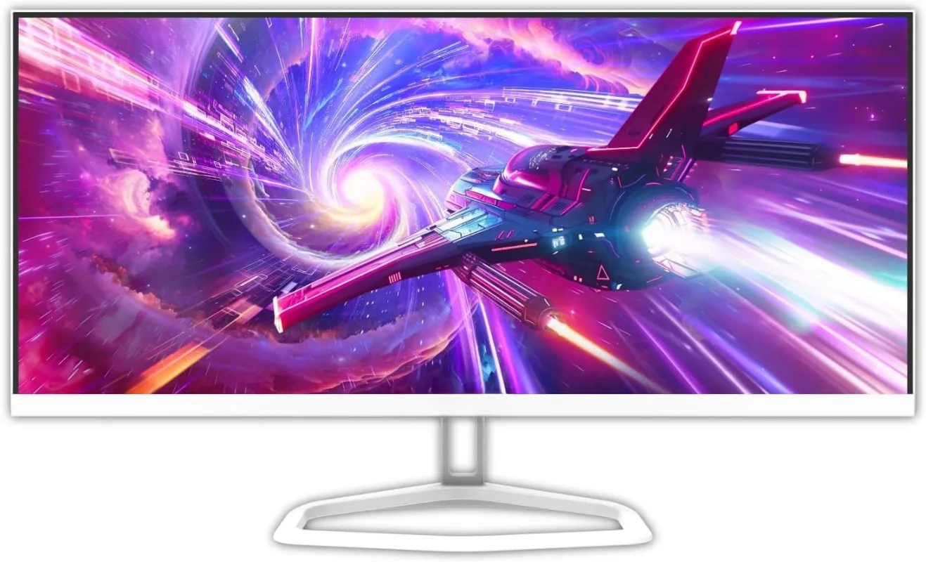 شاشة ألعاب IPS مقاس 30 بوصة 2560 × 1080 DisplayPort x2 x2 حتى 210 هرتز 1 مللي ثانية مكبرات صوت مدمجة واسعة للغاية/نحيفة، Tesla-W