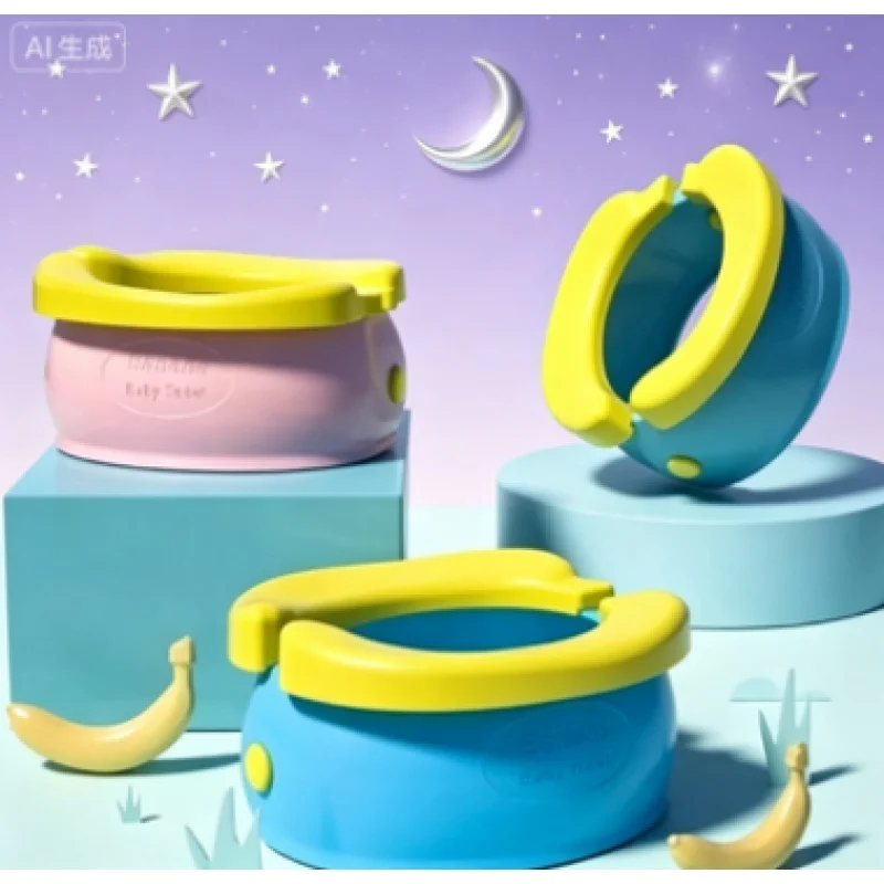 

Folding Portable Baby Travel Potty, Squatty Potty Urinal for Kids, Foldable Child Toilet Potty Training Seat for Outdoor Travel