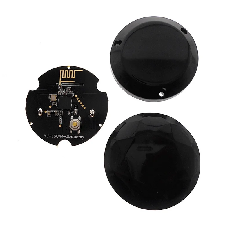 1 szt. NRF51822 Bluetooth Beacon Tag Eddystone Ibeacon Ble4.2 moduł lokalizatora Beacon, czarny