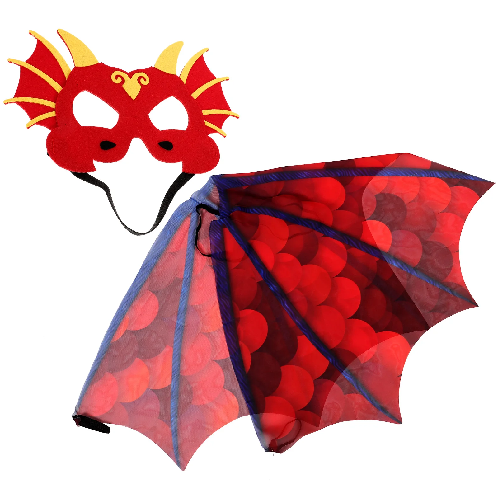 Рисунок 5 - Маска динозавра, красные принадлежности