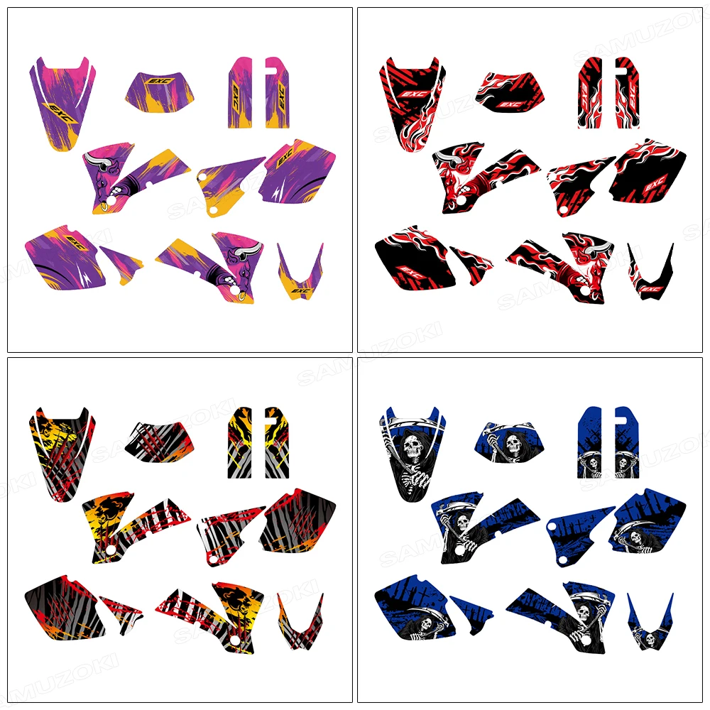 

For KTM EXC EXC-F 125 250 300 450 525 2003 Enduro Graphics Decals Stickers