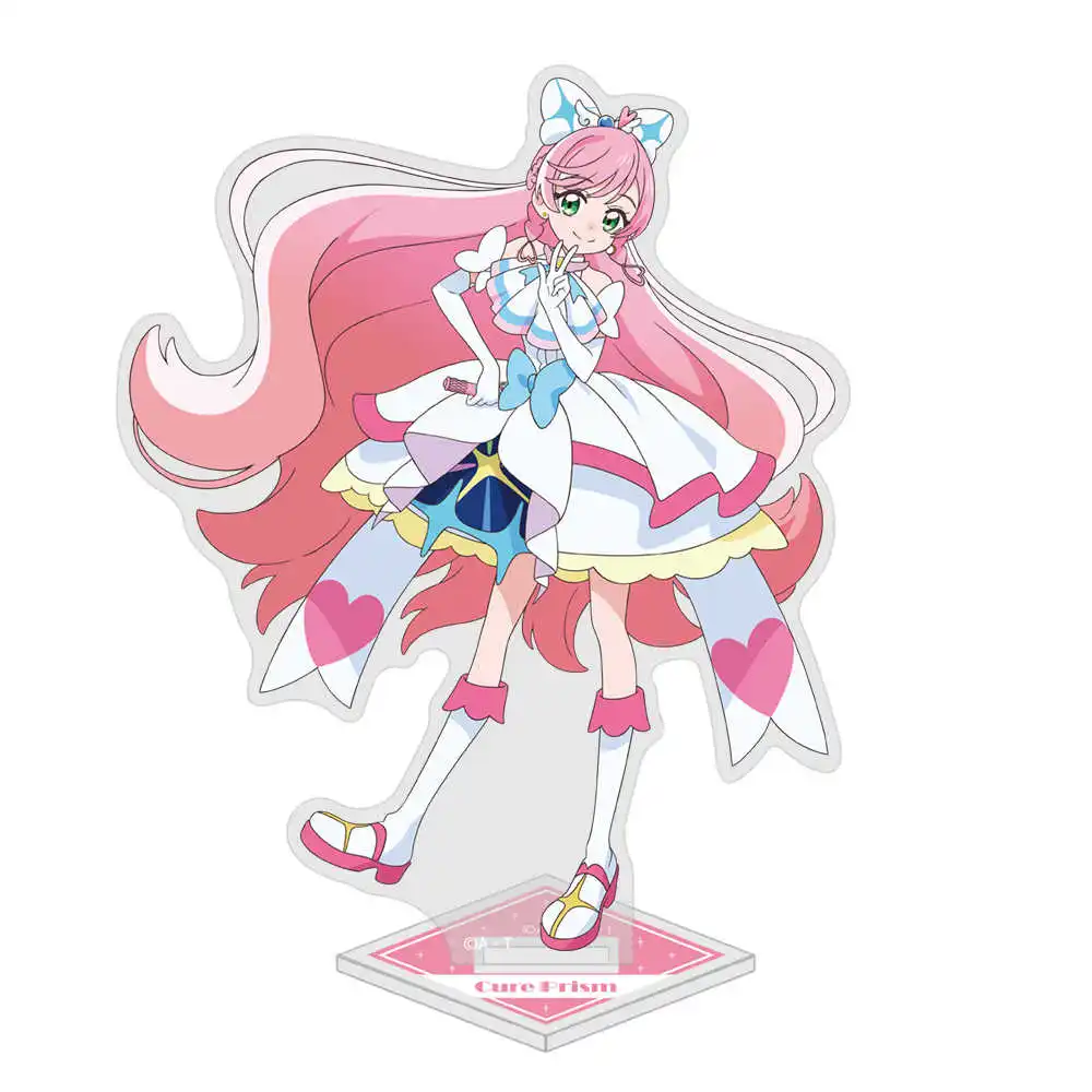 Popular Anime Game Precure, Cura Boneca Stand Acrílico, Maravilhosa Figura Amigável, Acessórios de Placa Modelo, Fãs Presentes, 15cm