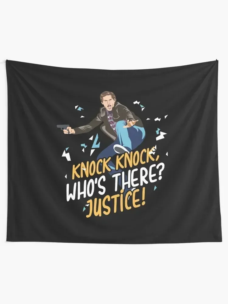 Knock Knock Who's There? Justice! Tapestry Bedroom Decoration Decoration Bedroom Tapestry