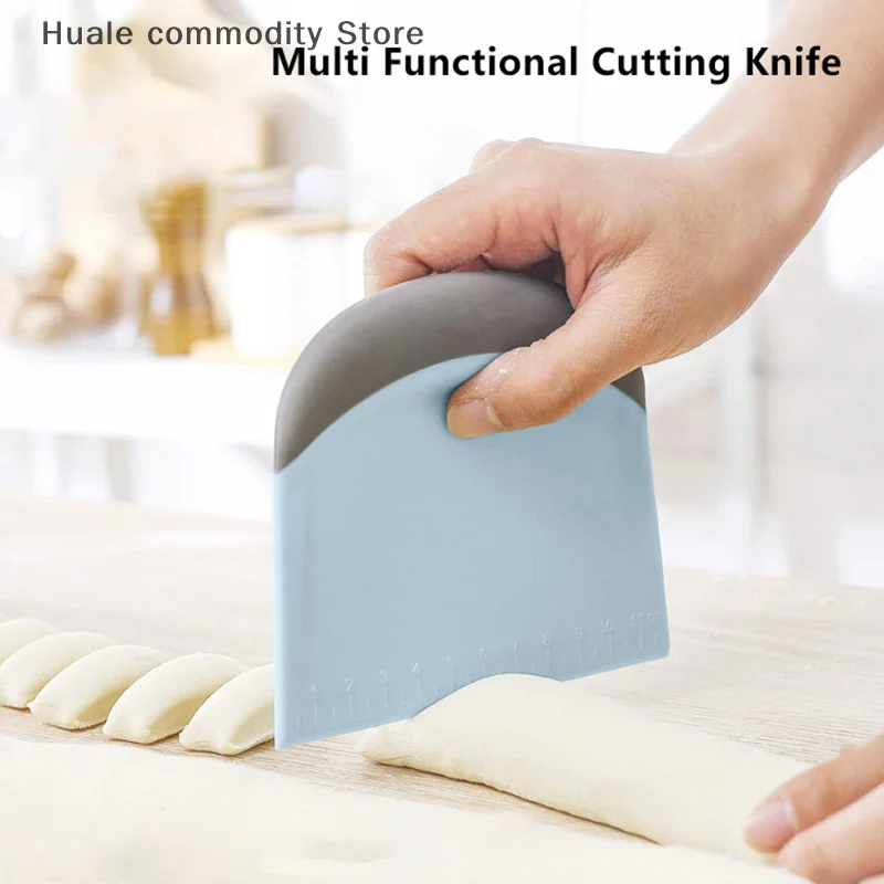 Tagliapizza e raschietto per pasta con scala, strumento essenziale per cucinare la cucina fai-da-te per pane, cuocere torte alla crema