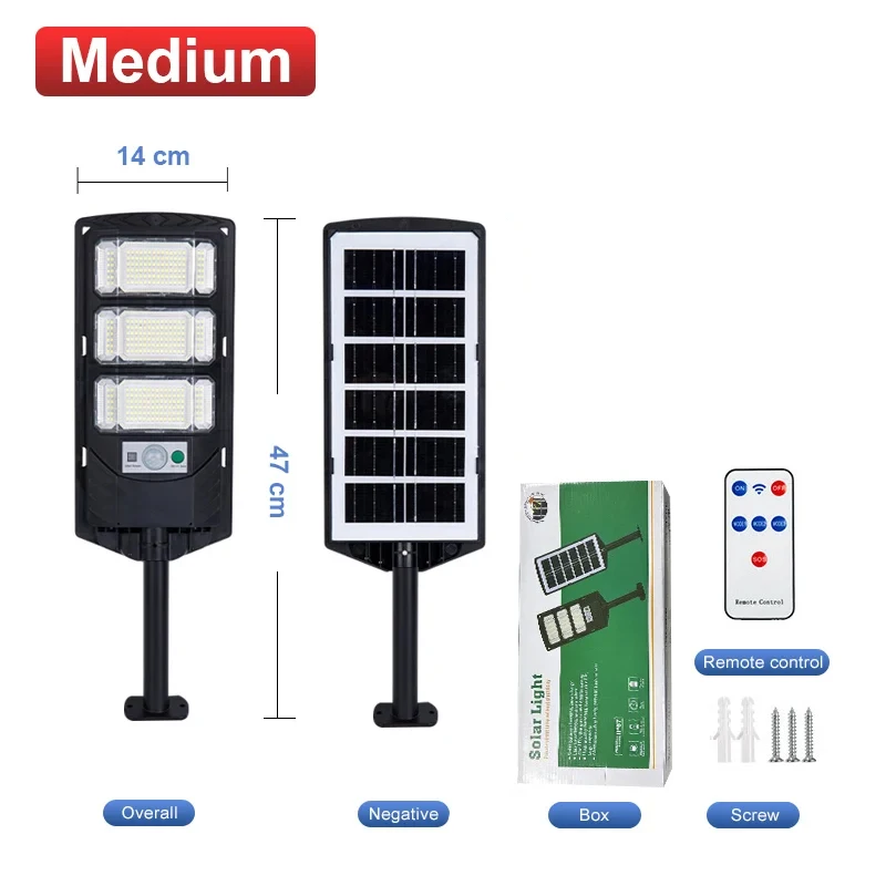Solar Street Lights Outdoor 2-Pack – IP66 Waterproof 6500K LED Security Flood Lights With Motion Sensor, Remote Control, Dusk-to-Dawn Operation