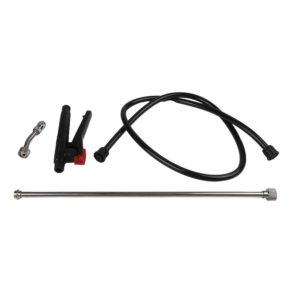 Stainless Steel Sprayer Wand with Ergonomic Switch Handle and 9mm 11mm Hose Fitting Compatibility for Outdoor Use