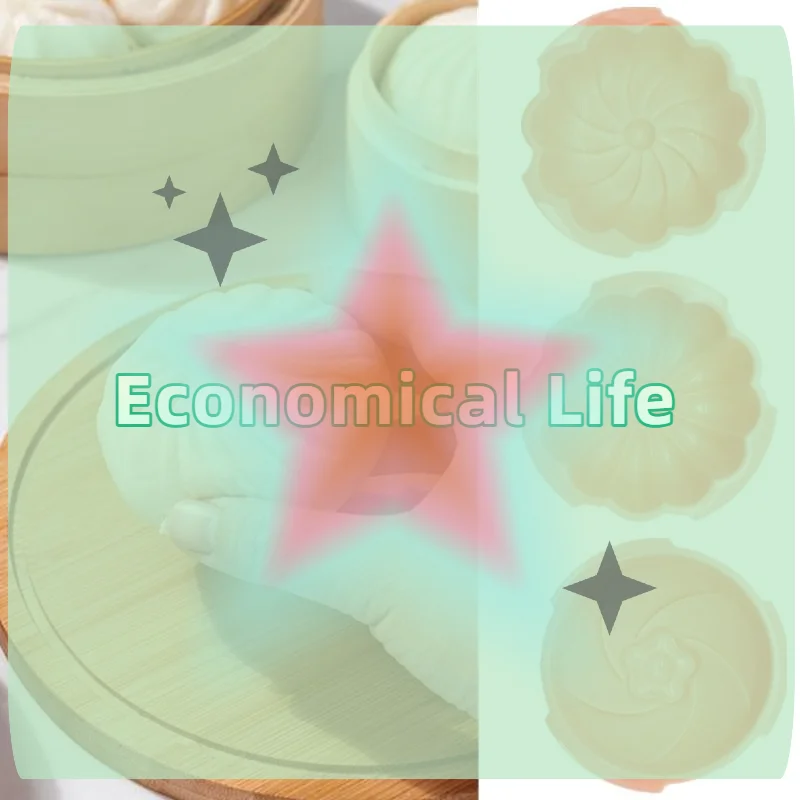 [MOA]Steamed Stuffed Bun Maker Chinese Baozi Mold Steamed Bun DIY Mold Baking Tool Dumpling Moon Cake Making Mould[MOA]