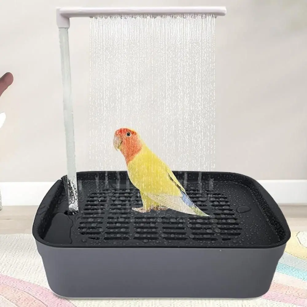 Professional Automatic Parrot Bird Bath Tub USB Electric Pet Circulating Water Bathtub Bird Bathtub Shower Fountain Pet Supplies