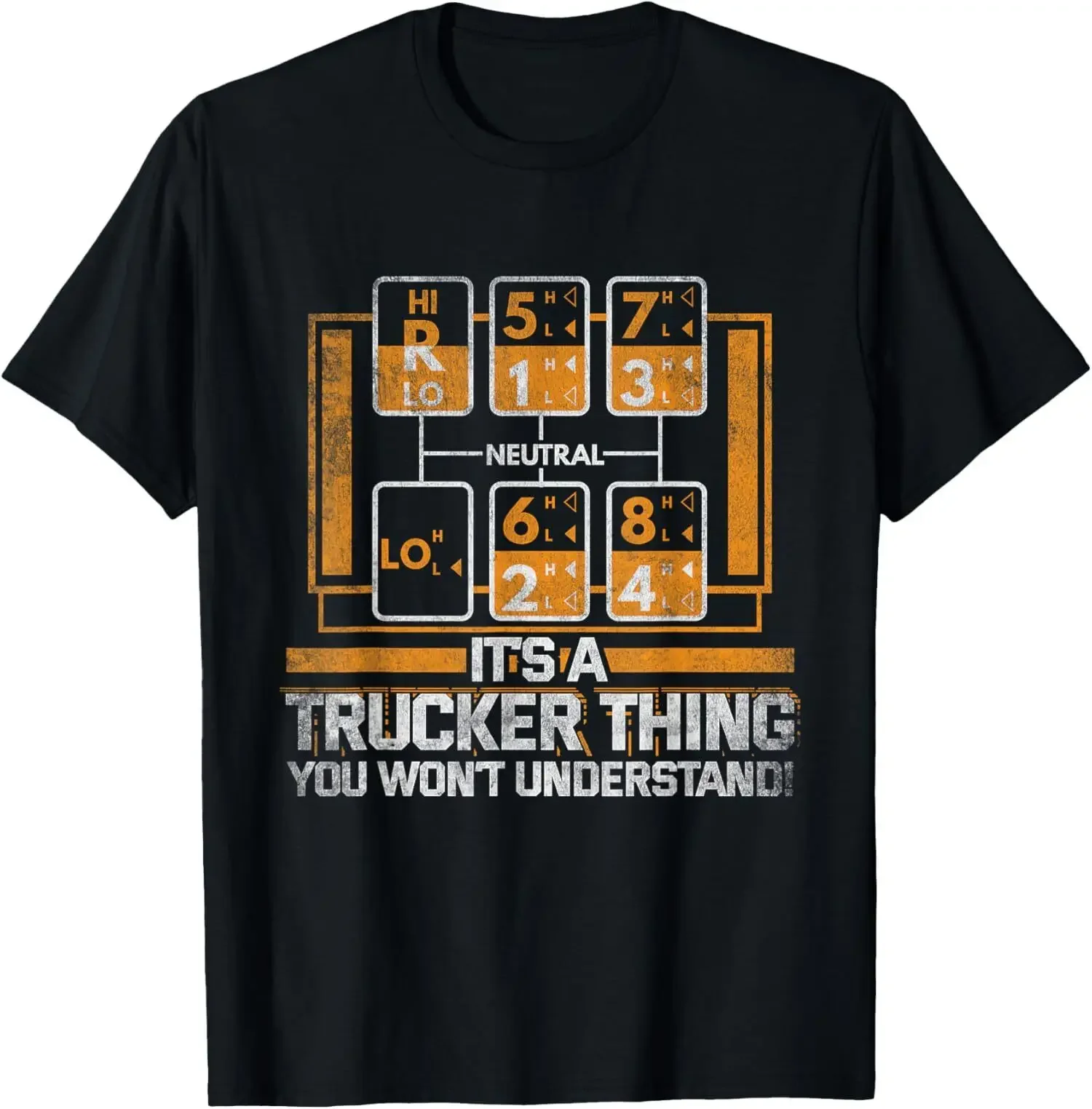 NEW LIMITED Gear Shift Funny Truck Driver Trucker Gift T-Shirt heavyweight fashion Round Neck new in tops & tees shirt homme man