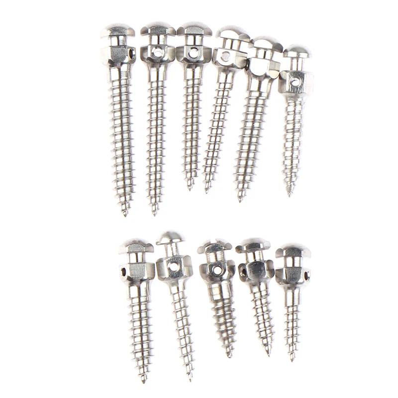 5 Stks/zak Tandheelkundige Mini Schroef Titanium Legering Orthodontische Matching Tool Micro Schroevendraaier Voor Zelfboring Tandarts Gereedschap