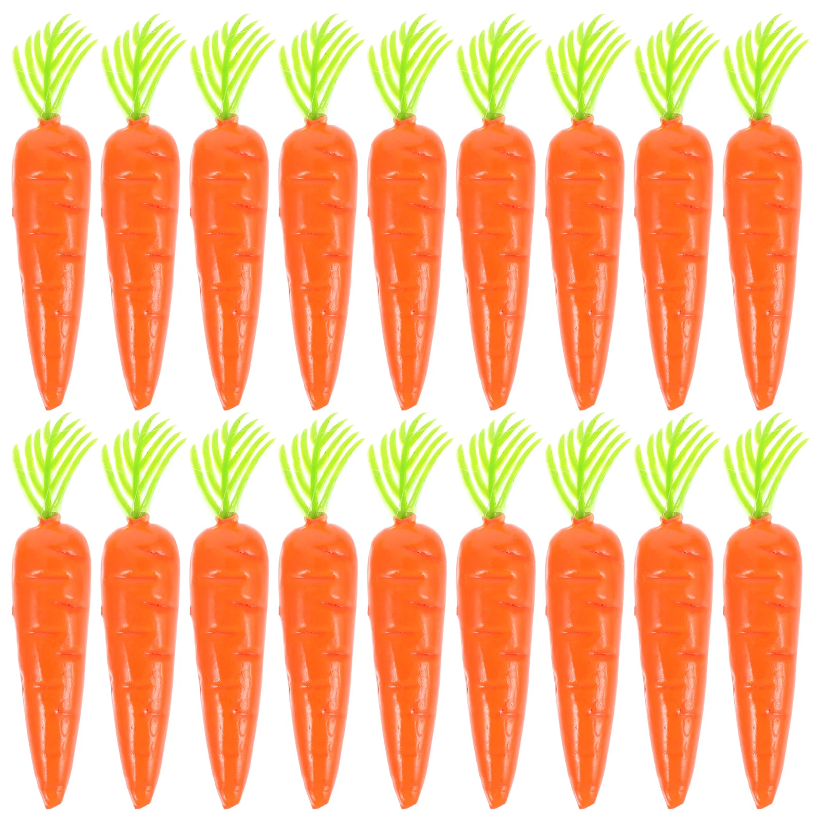 

25Pcs Foam Artificial Carrots Miniature Realistic Fake Vegetable Kitchen Decor Micro Landscape Props Dollhouse Food Accessories