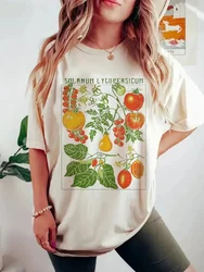 4013Tomato Summer New Cartoon  T-shirts Harajuku Short Sleeve Loose OCasual Tops Women O Neck All Match Casual Tees
