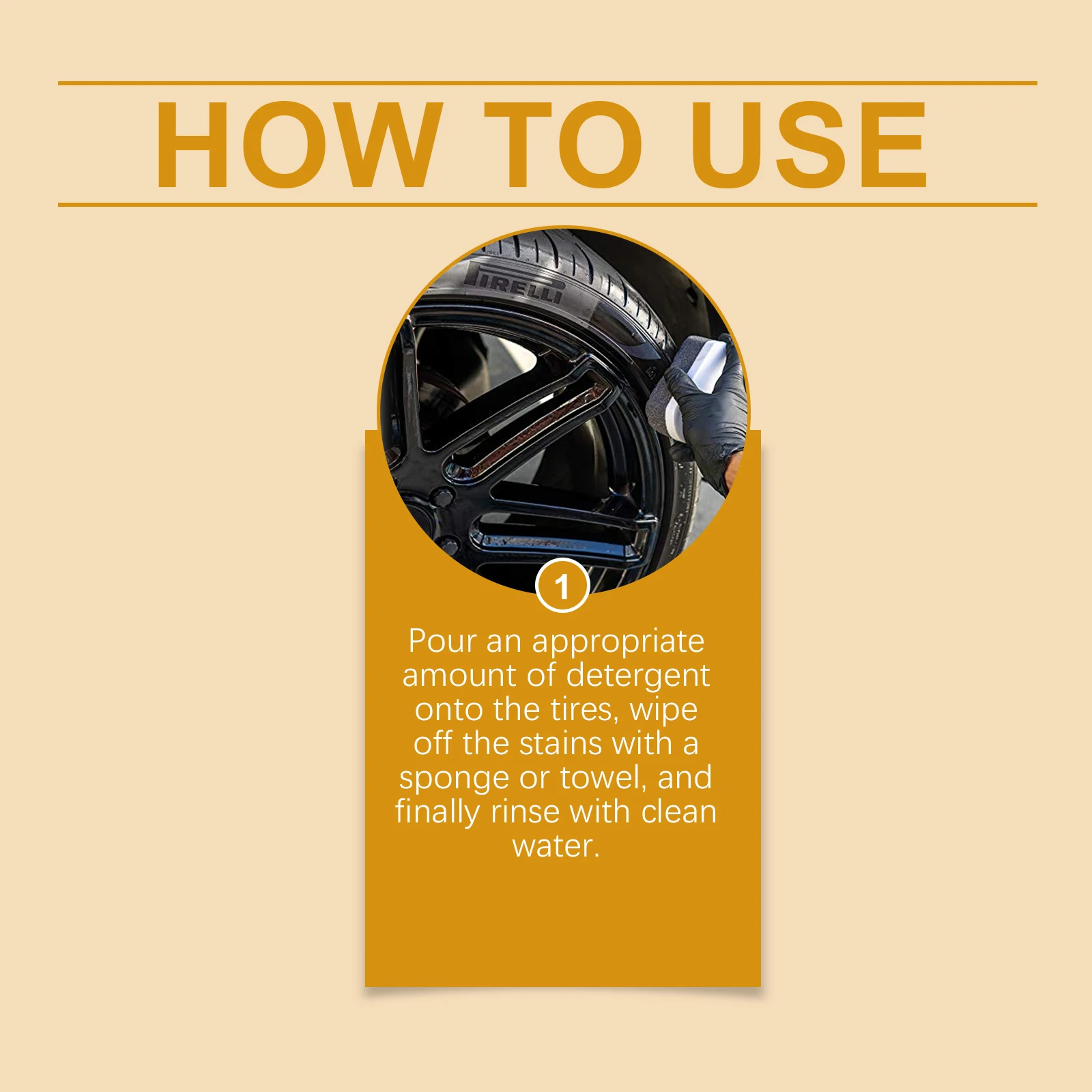 Professional Car Tire Cleaner Spray - Remove Stains, Restore Shine, Protect Rubber For Cars/Trucks/Suvs/Motorcycles image 6