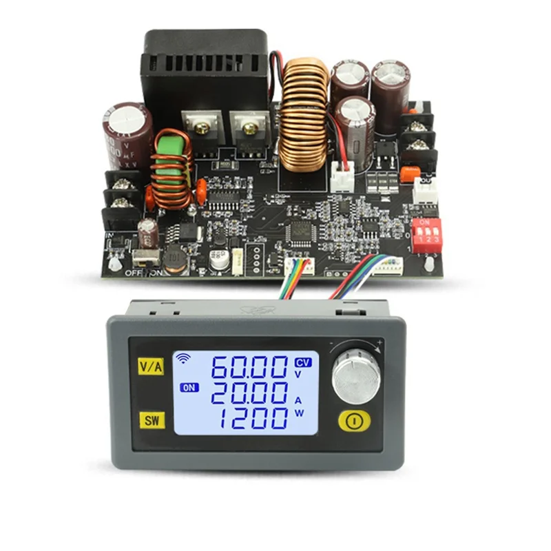 

ABHU 22A 1400W Buck Converter CC CV Step Downs Module LCD Adjustable Regulated Power Supply 5V 12V 24V 36V 48V