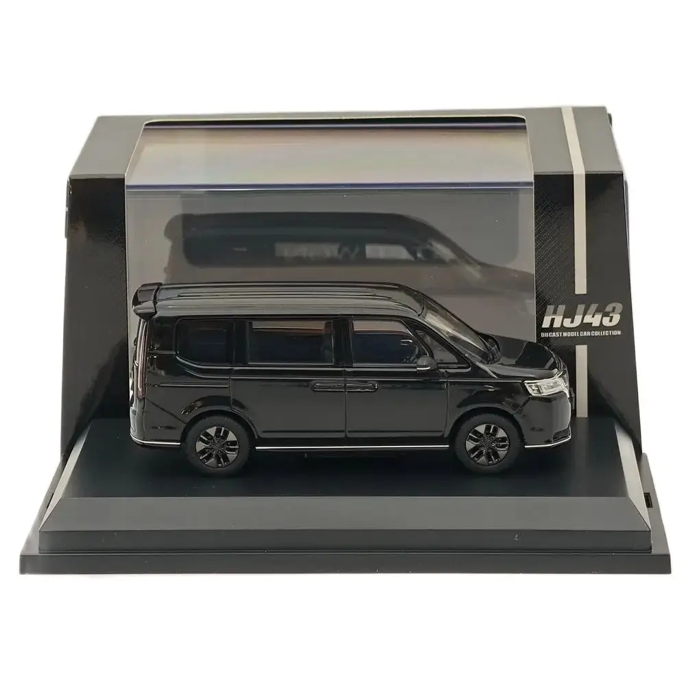 Hobby Japan 1/43 STEP WGN e:HEV SPADA Crystal Black(P) HJ432004BK Diecast Models Car Limited Collection Auto Toys Gift